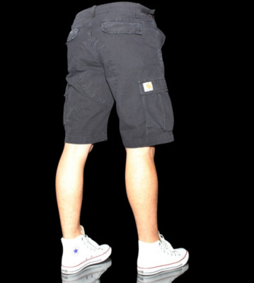 Carhartt Shorts Aviation black stone washed