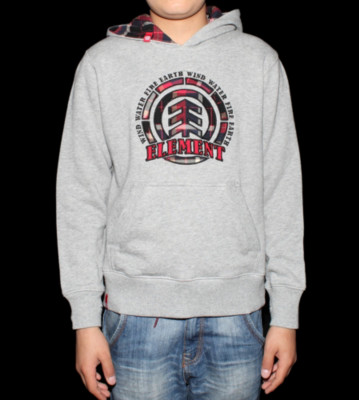 Element Kids Hooded Bremerton grey heather