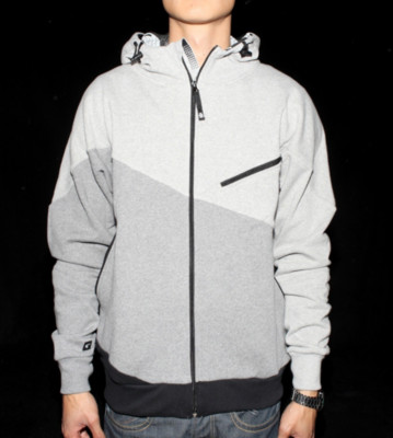Ucon Zip Hooded Kaliad light grey/grey/black