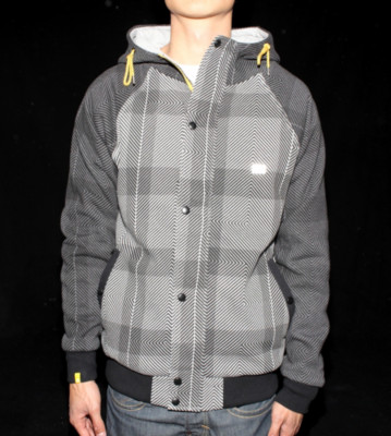 Ucon Zip Hooded Sinclair dark grey/light grey/gold