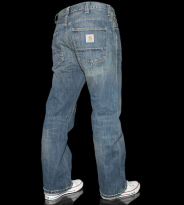 Carhartt Retro Pant Carmel blue coast washed