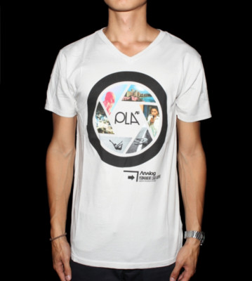 Analog T-Shirt Shutter grey silver