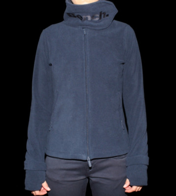 Bench W Zip Hooded Funnel Neck blue navy