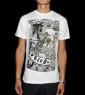 Volcom T-Shirt Cutnpaste white
