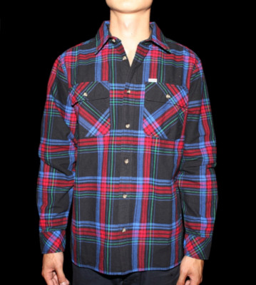 Carhartt Shirt Pullford blue red black green check magnetic