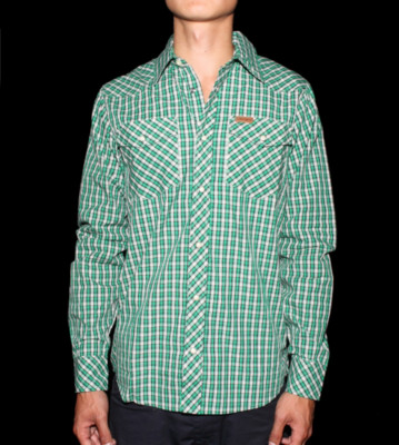 Carhartt Shirt Bryden Western green shamrock checks