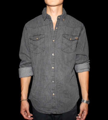 Insight Shirt Bayou-Born black washed floyd