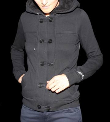 Volcom W Button Hooded Reme black