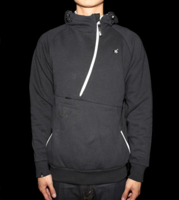Ucon Zip Hooded Asym black