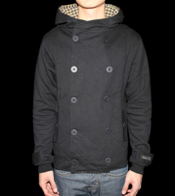 Ucon Button Hooded Gustav black/plaid