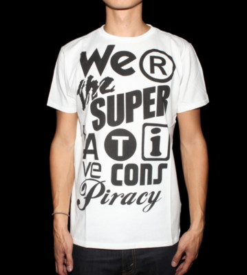 Wesc T-Shirt Trademarks white