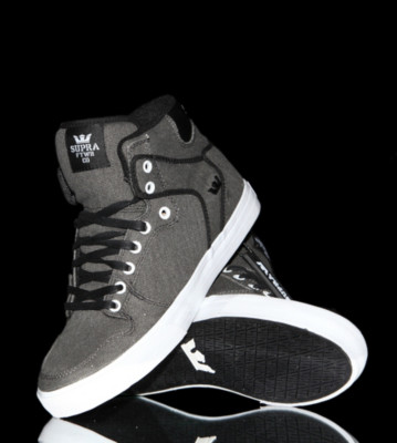 Supra Shoes Vaider black washed canvas