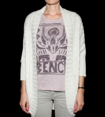 Bench W Cardigan Cuddle beige