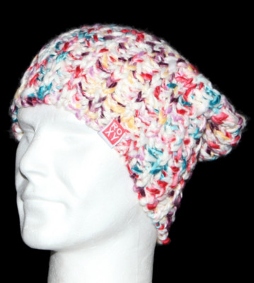 Roxy Beanie Lets Ride white/multicolores
