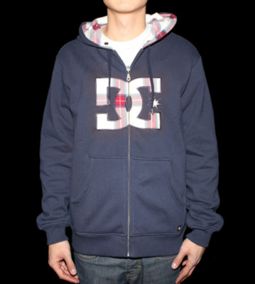 DC Zip Hooded Thorne blue dc navy
