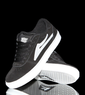 Lakai Shoes Manchester Select black grey suede/white