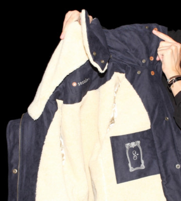 Sessun W Coat Julie & Candy blue navy