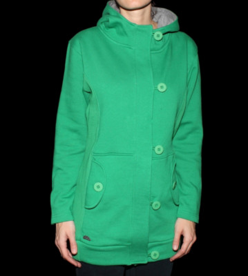 Ucon W Button Hooded Button Omma green/green buttons