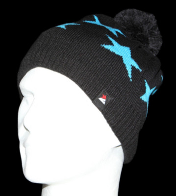 Zimtstern Beanie Star 12 black/blue