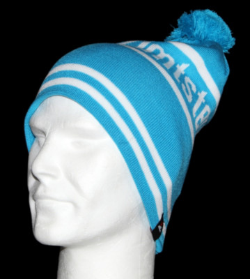 Zimtstern Beanie Lost blue/white