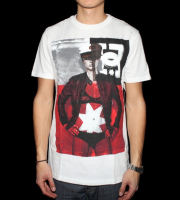 DC T-Shirt Leather white