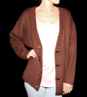 Insight W Cardigan Mohican brown burnt peach