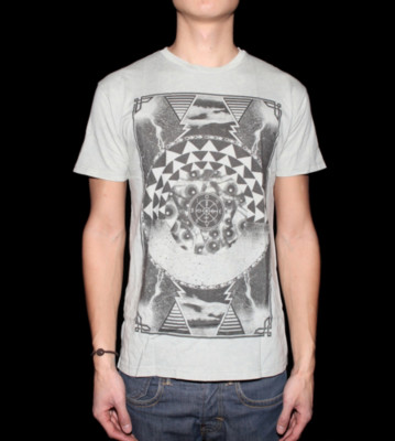 Obey T-Shirt Occult Vibes aqua silver