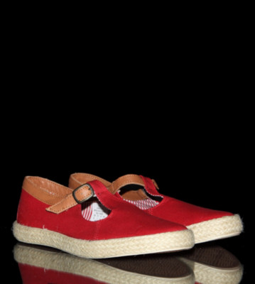 Pointer W Shoes Corey red crimson espadrille