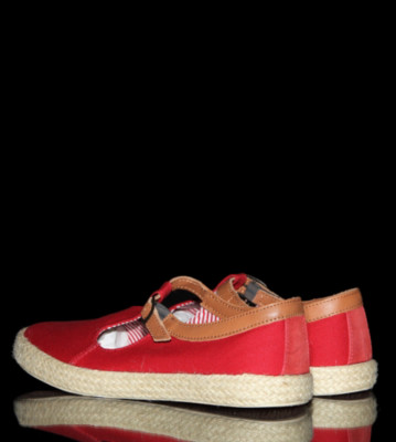 Pointer W Shoes Corey red crimson espadrille