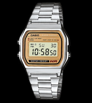 Casio Watch A158WEA silver/gold