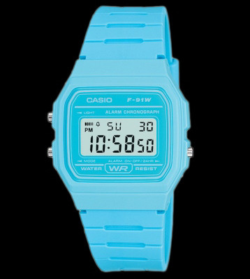 Casio Watch F-91WC blue