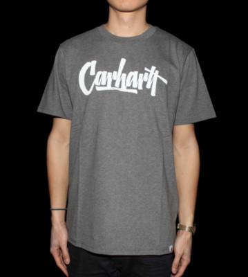 Carhartt T-Shirt Marker grey dark heather/white
