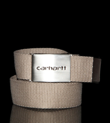 Carhartt Clip Belt beige horn/chrom