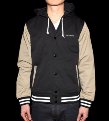 Carhartt Jacket Robson black/beige horn
