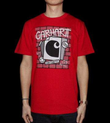 Carhartt T-Shirt Wall red/multicolor