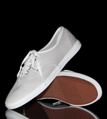 Vans Shoes Authentic LO PRO grey/true white woven stripe