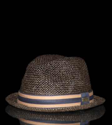 Vans Hat Clarence Fedora brown dachshund