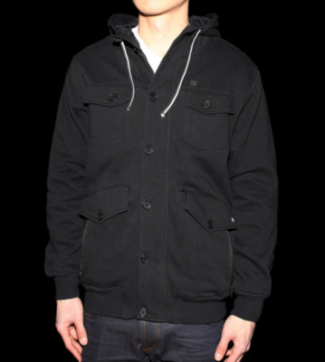 DC Zip Hooded Hubbard 3 black
