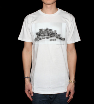 Analog T-Shirt Ghetto Blasters white