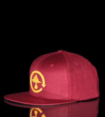 LRG Snap Cap Skate Tree red maroon