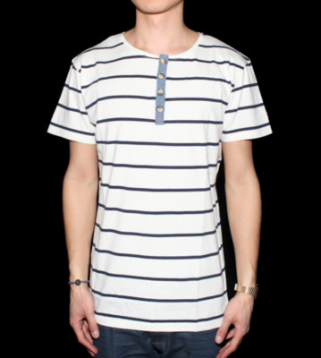 Revolution T-Shirt Filip white navy