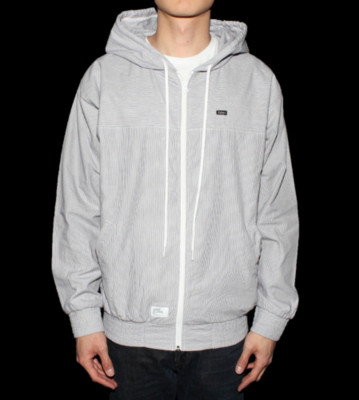 Safari Zip Hooded Ali II blue white