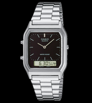 Casio Watch AQ-230A silver/black