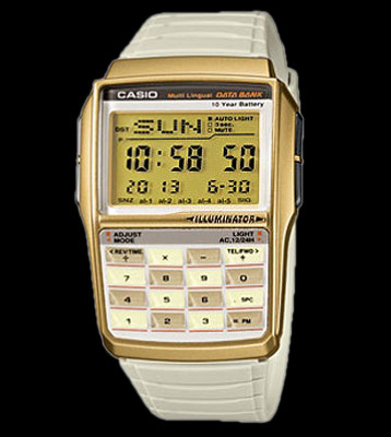Casio Watch DBC-32C beige/gold
