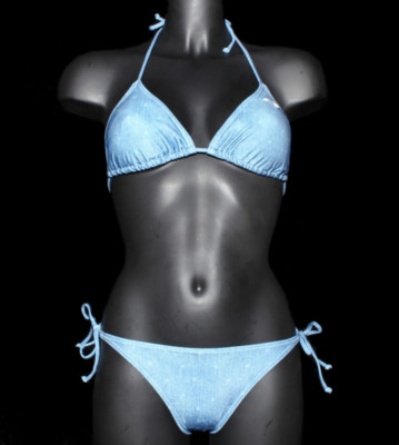 Roxy W Bikini Denim Photoprint blue denim photoprint
