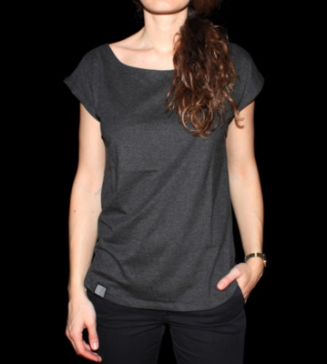 Wemoto W T-Shirt Bell black melange
