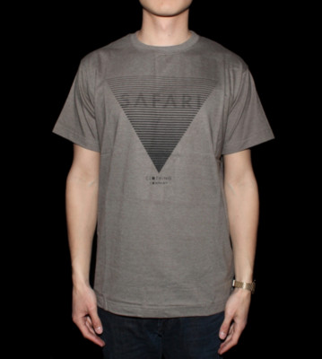 Safari T-Shirt Triangel brown melange