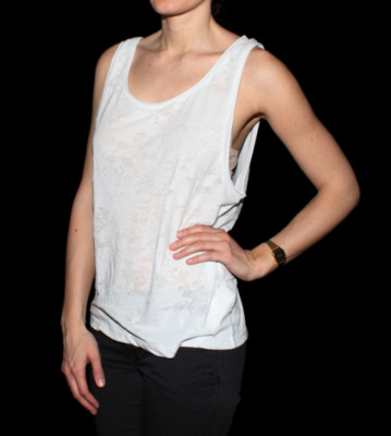 Insight W Top Flower Soul white grey