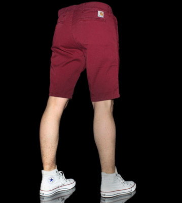 Carhartt Shorts Sid red cranberry craft washed