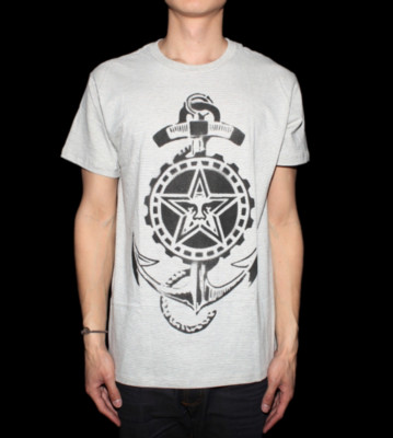 Obey T-Shirt Anchor Gear grey scour
